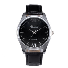 Geneva Watch Men Top Luxury Military Army Business Relogio Masculino PU Leather Dial Business Quartz Clock CF
