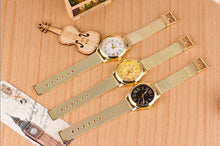 Geneva Watch Men Top Luxury Military Army Clock Gold Watches Quartz Gold Stainless Steel Relogio Masculino CF