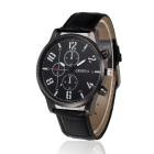 Geneva Watch Men Top Luxury Military Army Relogio Masculino Retro Design PU Leather Band Analog Quartz Clock CF