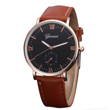 Geneva Watch Men Top Luxury Military Army Retro Design PU Leather Band Analog Quartz Clock Relogio Masculino CF