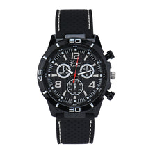 Geneva Watch Men Top Luxury Military Army Silicone Strap Relogio Masculino Business Clock Hours Quartz Watches CF