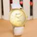 Geneva Watch Women Relogio Feminino PU Leather Band Bracelet Gold Dress Clock Gift CF