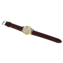 Geneva Watch Women Relogio Feminino PU Leather Band Bracelet Gold Dress Clock Gift CF