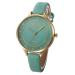 Geneva Watch Women Bracelet Dress Clock Relogio Feminino Casual Faux Leather Quartz Analog Watches CF