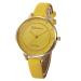 Geneva Watch Women Bracelet Dress Clock Relogio Feminino Casual Faux Leather Quartz Analog Watches CF