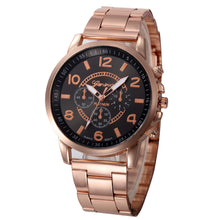 Geneva Watch Women Bracelet Dress Clock Stainless Steel Band Big Dial Quartz Analog Watch Relogio Feminino CF