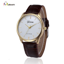 Geneva Watch Women Dress Clock Retro Design PU Leather Band Gift Analog Quartz Relogio Feminino CF