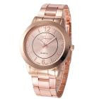 Geneva Watch Women Gold Silver Relogio Feminino Stainless Steel Band Quartz Analog Wrist Dress Clock CF