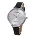 Geneva Watch Women Checkers Faux Leather Big Dial Quartz Analog Dress Clock Relogio Feminino CF