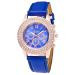 Geneva Watch Women Rhinestone Crystal Dress Bracelet Clock Candy Color PU Leather Strap Relogio Feminino CF