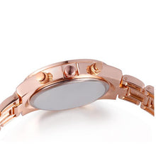 Geneva Watch Women Rhinestone Crystal Dress Gold Clock Relogio Feminino Stainless Steel Quartz Analog Wristwatch CF
