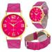 Geneva Watches Women Dress Clock Bracelet Relogio Feminino PU Leather Analog Quartz Watch CF