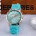 Geneva Women Watches Quartzwatch Roman Numerals Silicone Jelly Gel Quartz Analog clock relojes mujer CF