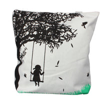 Girl On the Swing Design Bags Women Canvas Bag Casual Women Messenger Shoulder Bag Handbags CF