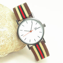 HG727 design fabric strap watch simple multicolor Geneva Men Watches popular sport men watch CF