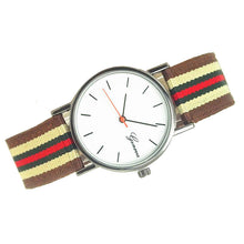 HG727 design fabric strap watch simple multicolor Geneva Men Watches popular sport men watch CF