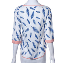Half Sleeve Print Loose Women Blouse Clothing Dressed Shirts Vetement s Dames Bloezen CF
