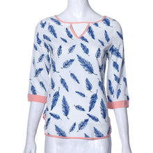 Half Sleeve Print Loose Women Blouse Clothing Dressed Shirts Vetement s Dames Bloezen CF