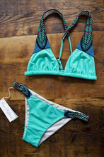 Halter Lace Bikini Womens Sexy Swimwear Push up padded bikini Bra set Swimsuit Beach Bathing suit N211 CF