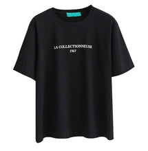 Harajuku Tees  Rose Embroidery Women T-shirt Casual Summer New Fashion Tops Short Sleeves O-neck Ladies T-shirts 33030 SM6
