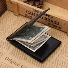 Leather men's Wallets purse leather walletsCard Cash Receipt Holder Organizer Bifold Best gift CF
