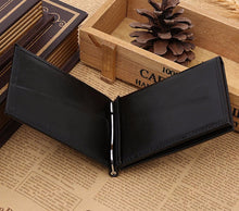 Leather men's Wallets purse leather walletsCard Cash Receipt Holder Organizer Bifold Best gift CF