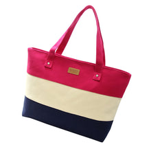 Canvas Bag Striped Women Handbag Shoulder Bags Women Messenger Handbag Casual Shopping Beach Bolsa CF