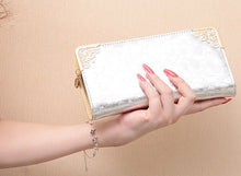 Lady Women PU Leather Purse Long Purses Women Wallet Clutch Zip Bag Card Holder Best Gift CF