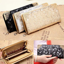 Lady Women PU Leather Purse Long Purses Women Wallet Clutch Zip Bag Card Holder Best Gift CF