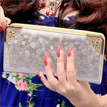 Lady Women PU Leather Purse Long Purses Women Wallet Clutch Zip Bag Card Holder Best Gift CF