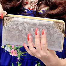 Lady Women PU Leather Purse Long Purses Women Wallet Clutch Zip Bag Card Holder Best Gift CF