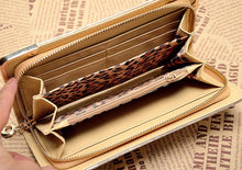 Lady Women PU Leather Purse Long Purses Women Wallet Clutch Zip Bag Card Holder Best Gift CF