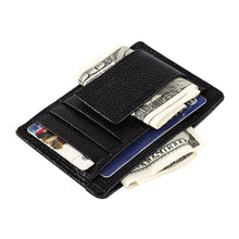 Men Wallet Short Skin Wallets Purses Leather Money Clips Sollid Thin Wallet For Men Bolsa CF