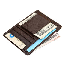 Men Wallet Short Skin Wallets Purses Leather Money Clips Sollid Thin Wallet For Men Bolsa CF