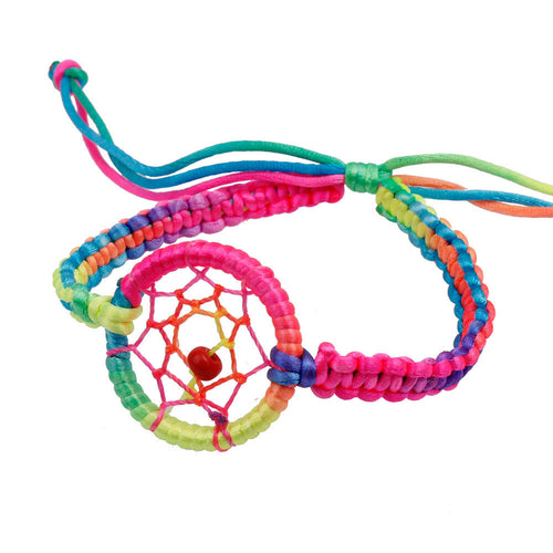 Handmade Bracelet Women Bangle Weave Bracelets s Campanula Dream Catcher Charm For Girl CF