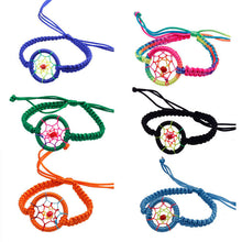 Handmade Bracelet Women Bangle Weave Bracelets s Campanula Dream Catcher Charm For Girl CF
