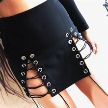 Hot  Fashion  European Street Darkness Style Women Pencil Metal Buckle Fork Skirt Mini Female Sexy Mini Skirt 72507 SM6