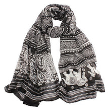 Ladies Neck Stole Elephant Print Long Scarf Shawl Wrap Pashmina Scarves & Shawls CF