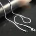 Luxury Unsex Snake Necklace Silver Jewelry Snake Chain Necklace 16 18 20 22 24 Inch CF