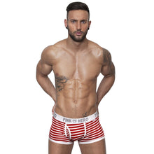 Men Underwear Men's Boxer Underwear Striped Masculina De Marca Boxer Shorts Underwear Sexy Ondergoed Men Underpant CF