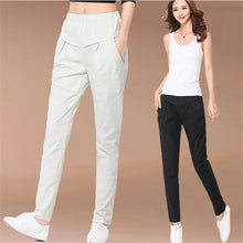 Hot  Women Solid Harem Pants Elastic Waist Solid Color Trousers  Summer Fashion Casual Single Pant Pantalon 31682 SM6