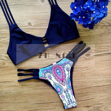 Hot Swimwear Bandage Bikini Sexy Beach Swimwear Women Swimsuit Bathing Suit Brazilian Bikini Set print Biquini N93 CF