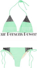 Hot Swimwear Bandage Bikini Sexy Beach Swimwear Women Swimsuit Retro printing Suit Brazilian Bikini Set Biquini N129 CF