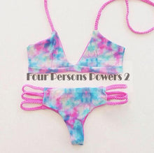 Hot Swimwear Bandage Bikini Sexy Beach Swimwear Women Swimsuit Retro printing Suit Brazilian Bikini Set Biquini N129 CF
