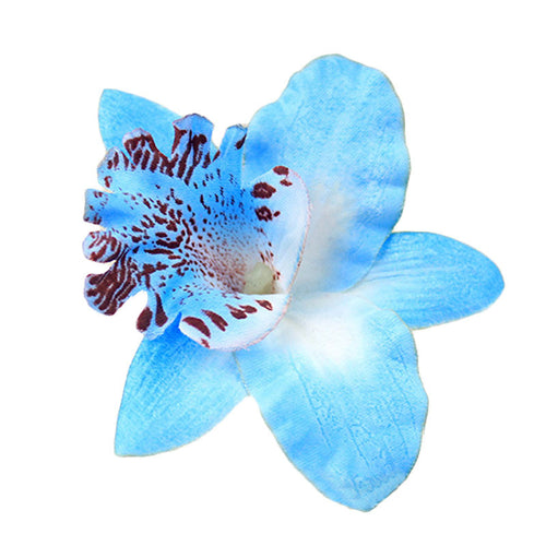 Bohemia Orchid Peony Flowers Hair Clips Hairpin Corsage Beach Po Hair Wear Tiara 8 colors can be choosed CF