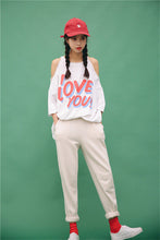 I Love You Letter Print New  Fashion Summer Harajuku Women Vestidos Hollow Out Short Sleeve Dress Plus Size Loose Dresses SM6