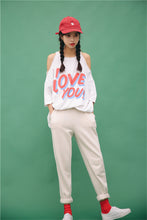I Love You Letter Print New  Fashion Summer Harajuku Women Vestidos Hollow Out Short Sleeve Dress Plus Size Loose Dresses SM6