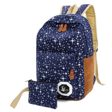 Korean Style DoubleShoulder Book Bags Girls Women Dots Printing Schoolbag School Students Backpacks CF