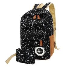 Korean Style DoubleShoulder Book Bags Girls Women Dots Printing Schoolbag School Students Backpacks CF