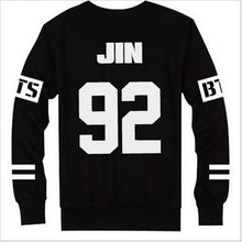 Kpop BTS Bangtan Boys JUNG KOOK JHOPE JIN JIMIN V SUGA Sweatshirt Suit Black Autumn long sleeve hoody Outerwears Clothing 70102 SM6